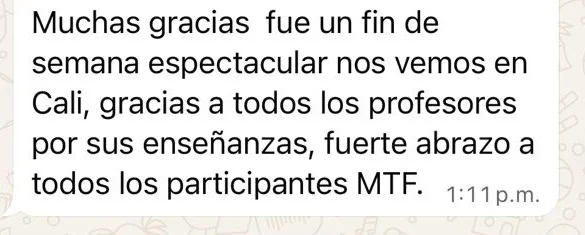Testimonio de asistente al Milongueando Tango Festival