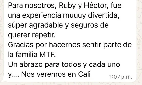 Testimonio de asistente al Milongueando Tango Festival