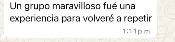 Testimonio de asistente al Milongueando Tango Festival
